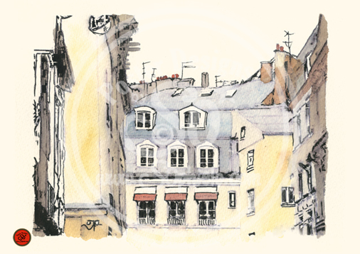 Paris Illustration by Sophie Lo